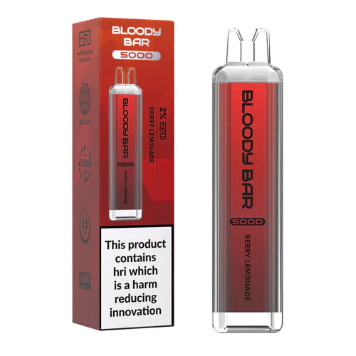 Bloody Bar 5000 Disposable Vape Pod – Box Of 10