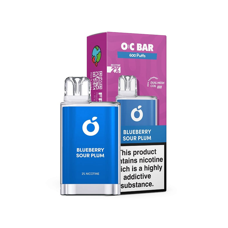 OC Bar 600 Disposable Vape Pod Device - Box of 10