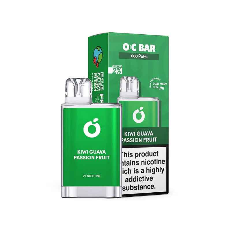 OC Bar 600 Disposable Vape Pod Device - Box of 10