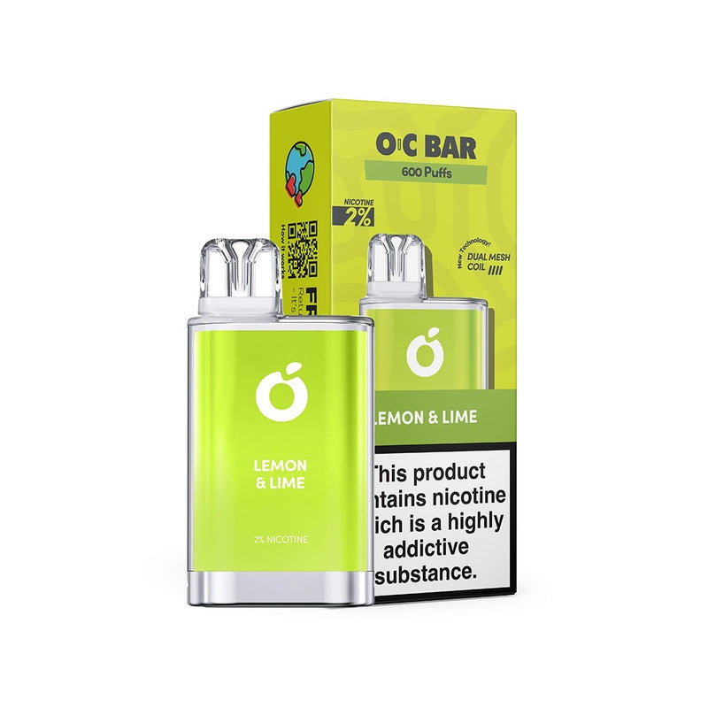 OC Bar 600 Disposable Vape Pod Device - Box of 10
