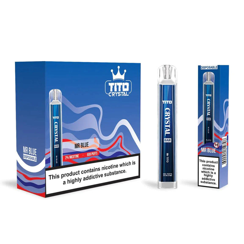 Tito Crystal Bar 600 Disposable Vape Device