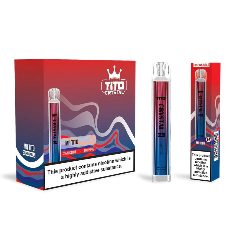 Tito Crystal Bar 600 Disposable Vape Device