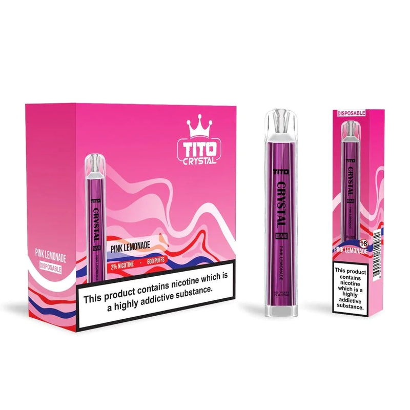 Tito Crystal Bar 600 Disposable Vape Device