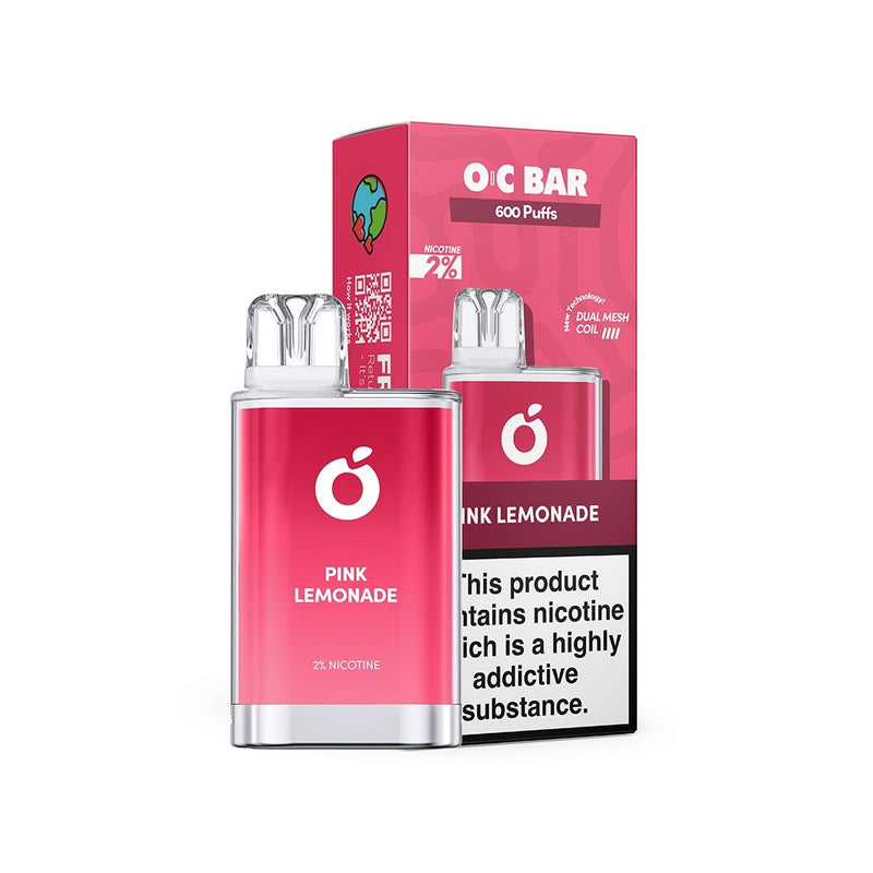 OC Bar 600 Disposable Vape Pod Device - Box of 10