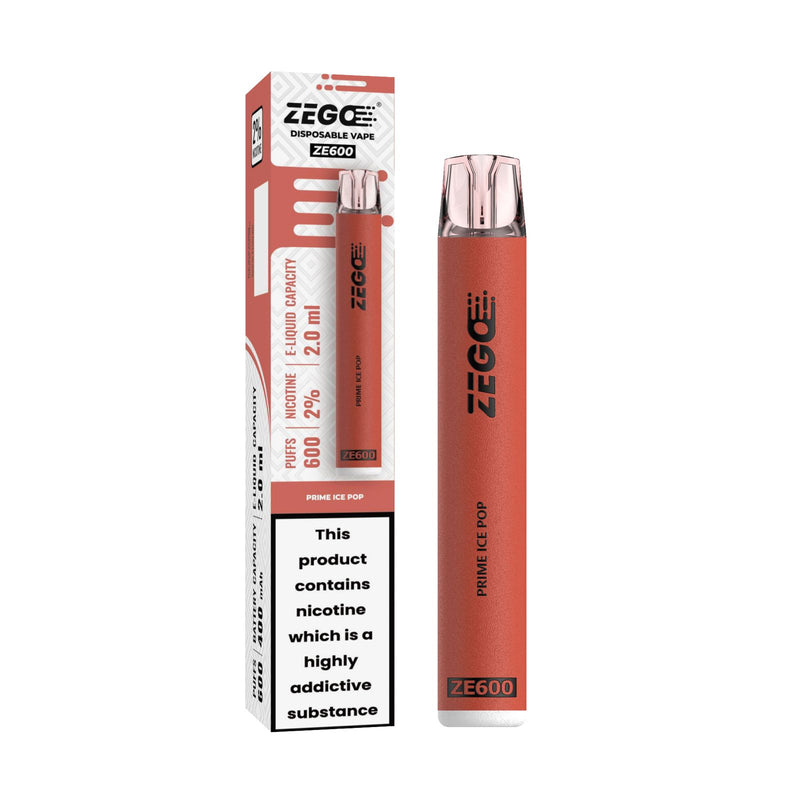 Zego ZE 600 Disposable Pod Vape Device – Box Of 10