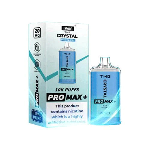 The Crystal Pro Max Plus 10000 Disposable Vape Device - Box Of 10