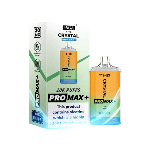 The Crystal Pro Max Plus 10000 Disposable Vape Device - Box Of 10