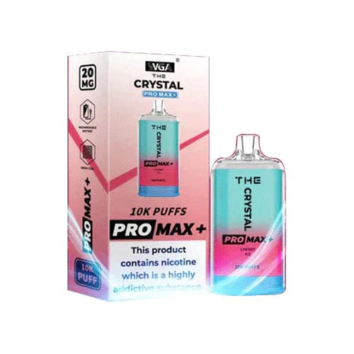 The Crystal Pro Max Plus 10000 Disposable Vape Device - Box Of 10