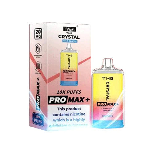 The Crystal Pro Max Plus 10000 Disposable Vape Device - Box Of 10