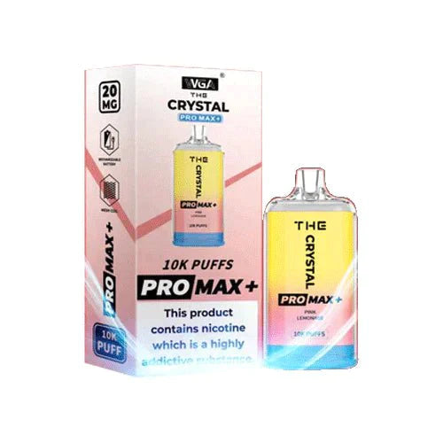 The Crystal Pro Max Plus 10000 Disposable Vape Device - Box Of 10