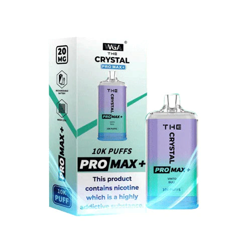 The Crystal Pro Max Plus 10000 Disposable Vape Device - Box Of 10