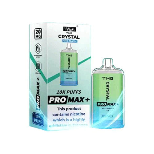 The Crystal Pro Max Plus 10000 Disposable Vape Device - Box Of 10