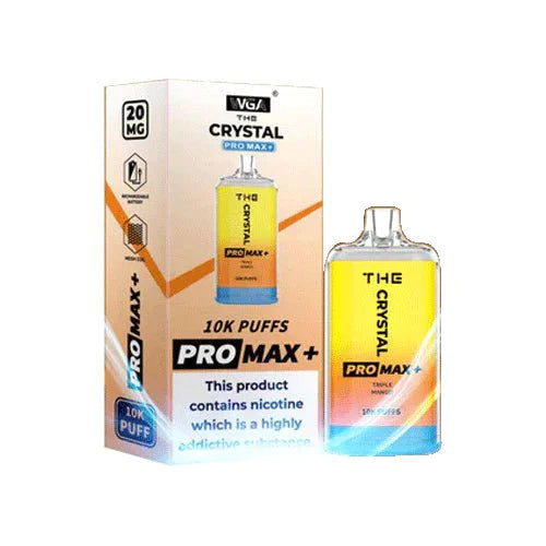 The Crystal Pro Max Plus 10000 Disposable Vape Device - Box Of 10