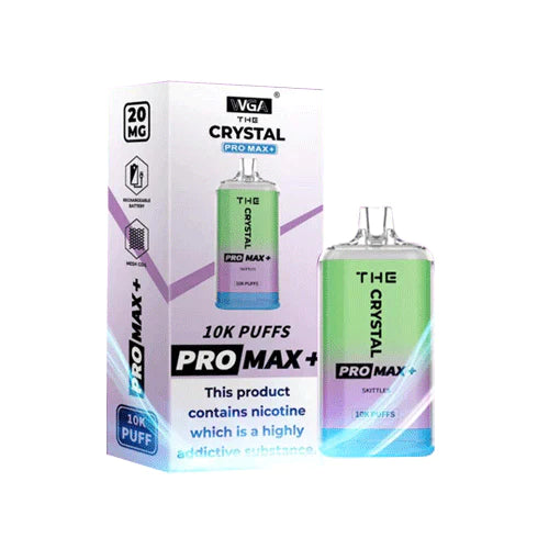 The Crystal Pro Max Plus 10000 Disposable Vape Device - Box Of 10