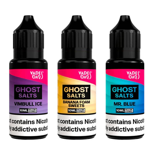 Vapes Bars Ghost Nic Salts 10ml E-Liquids | Pack Of 10