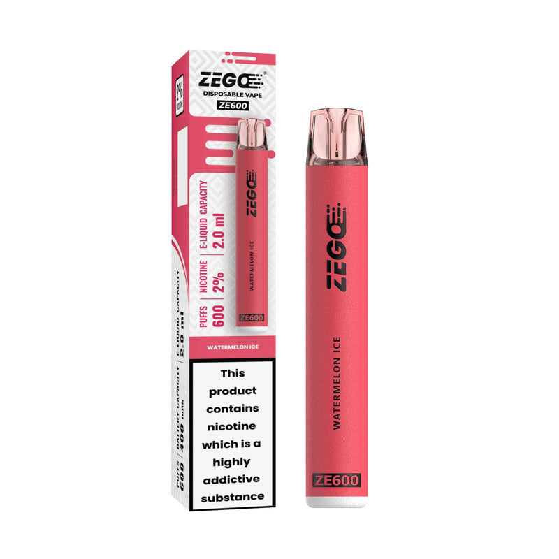 Zego ZE 600 Disposable Pod Vape Device – Box Of 10