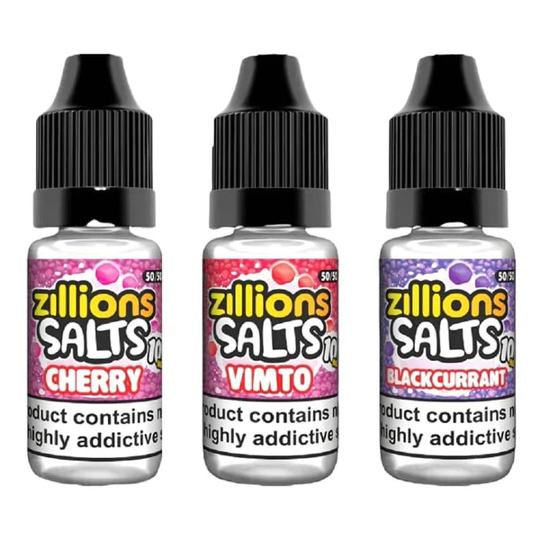 Zillions Salt Nic Salt E-Liquid 10x10ml