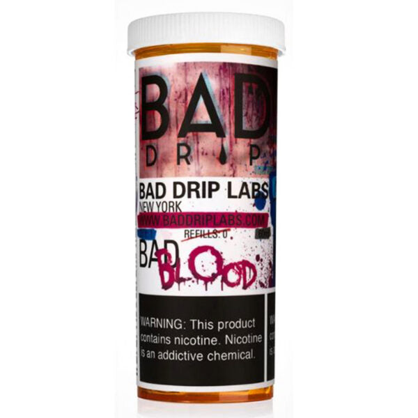 Bad Blood Bad Drip Short Fill E Liquid 50ml