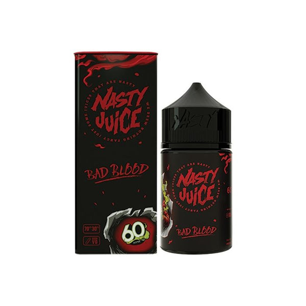 Bad Blood Nasty Juice Original Shortfill E Liquid 50ml