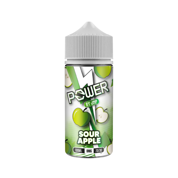 Sour Apple Juice N Power  Shortfill E Liquid 100ml